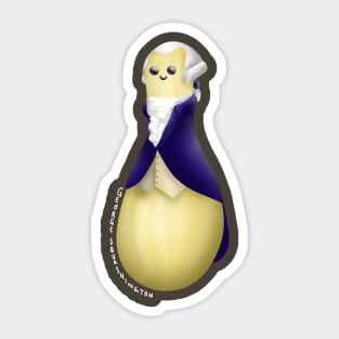 George Squashington Sticker